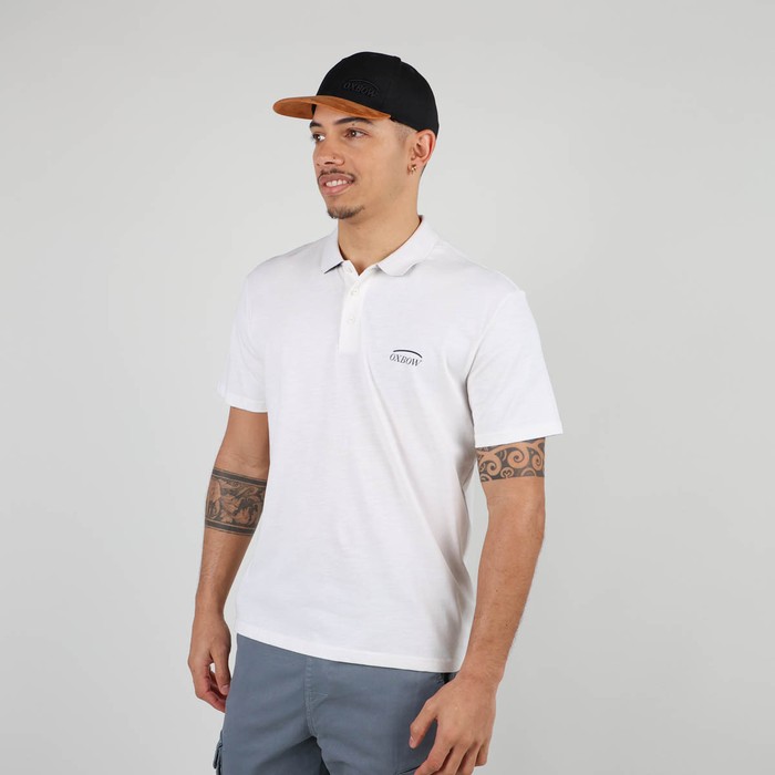 Oxbow Short sleeves straight cut cotton polo shirt. Q2NAZAK