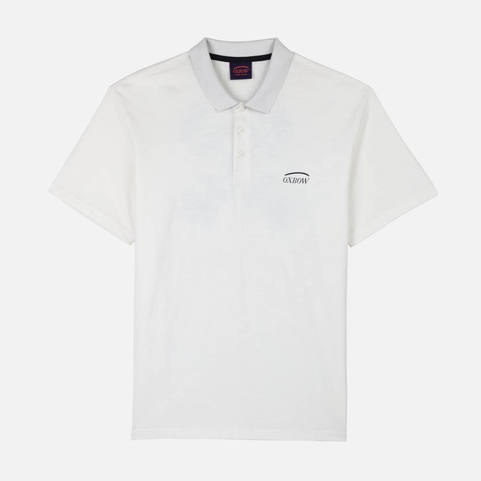 Oxbow Short sleeves straight cut cotton polo shirt. Q2NAZAK