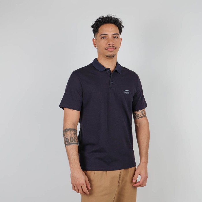 Oxbow Short sleeves straight cut cotton polo shirt. Q2NAZAK