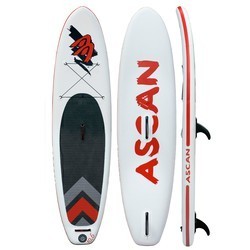 Ascan iSUP Inflatable Windsurf Board 10,6" mit Finne + Reparatur Kit