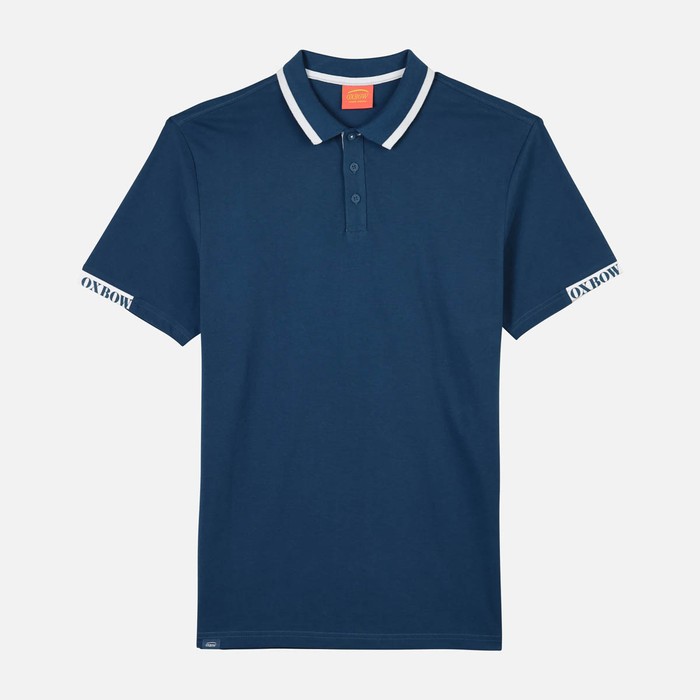 Oxbow Short sleeves straight cut cotton polo shirt. Q2NOPAI