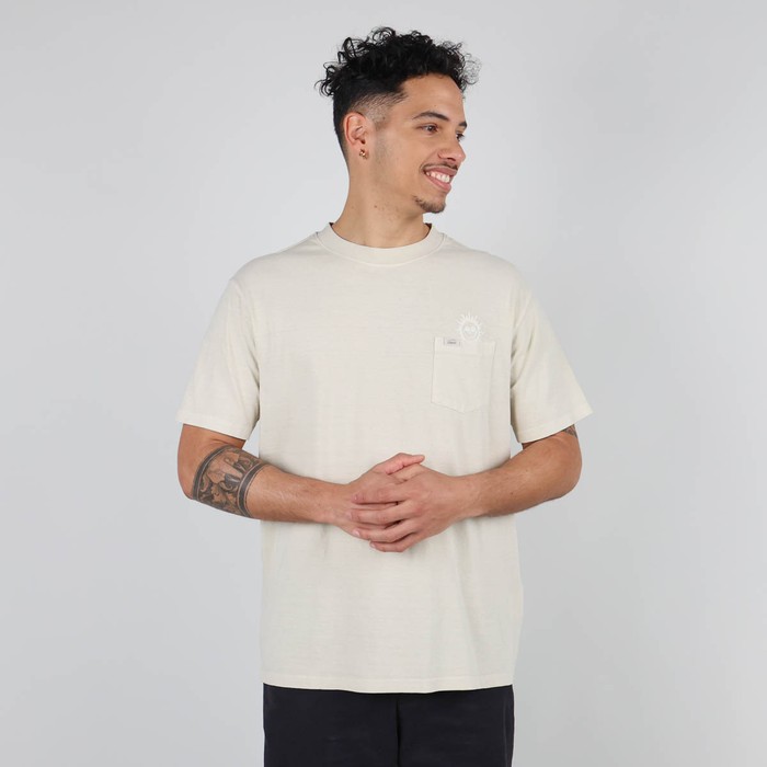 Oxbow Crew neck sort sleeves large cut linen tee-shirt. Q2TAMISE