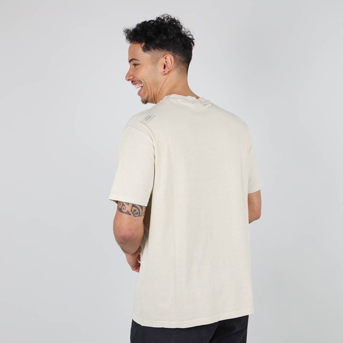 Oxbow Crew neck sort sleeves large cut linen tee-shirt. Q2TAMISE
