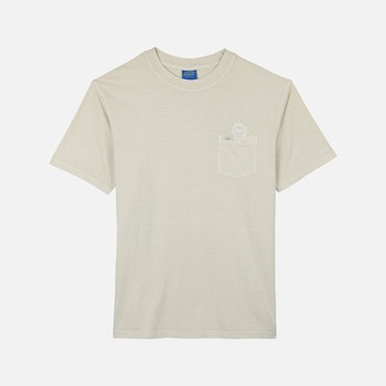 Oxbow Crew neck sort sleeves large cut linen tee-shirt. Q2TAMISE