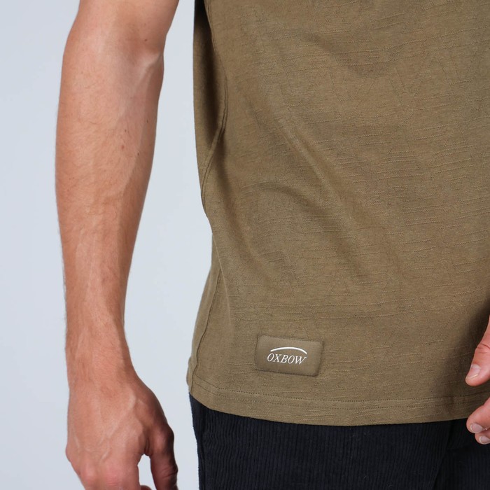 Oxbow Crew neck sort sleeves large cut cotton tee-shirt. Q2TEIDE