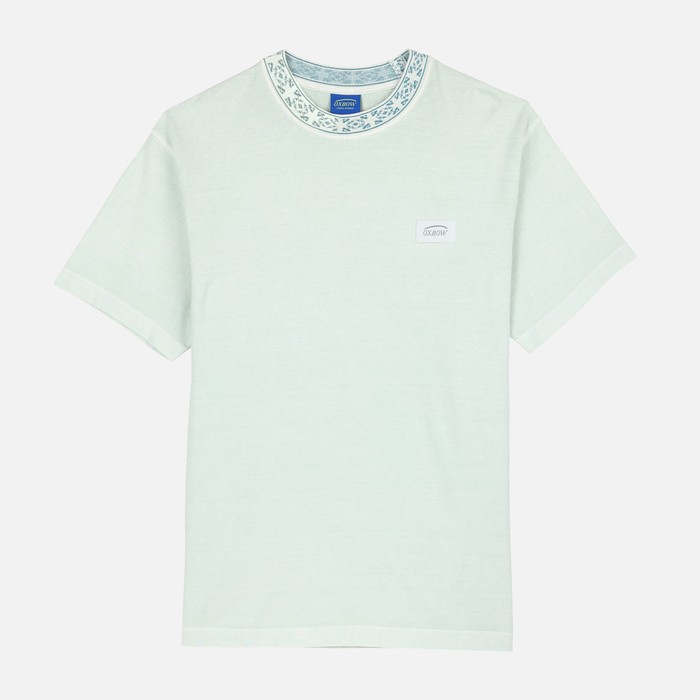 Oxbow Crew neck sort sleeves large cut organic cotton tee-shirt. Q2TINAGO