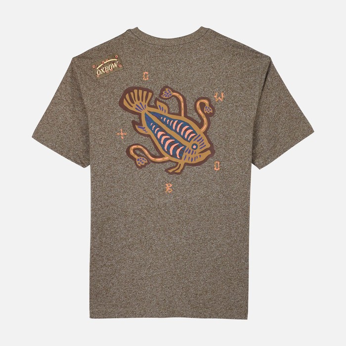 Oxbow Crew neck sort sleeves large cut mixed cotton/polyester tee-shirt. Q2TAPTI