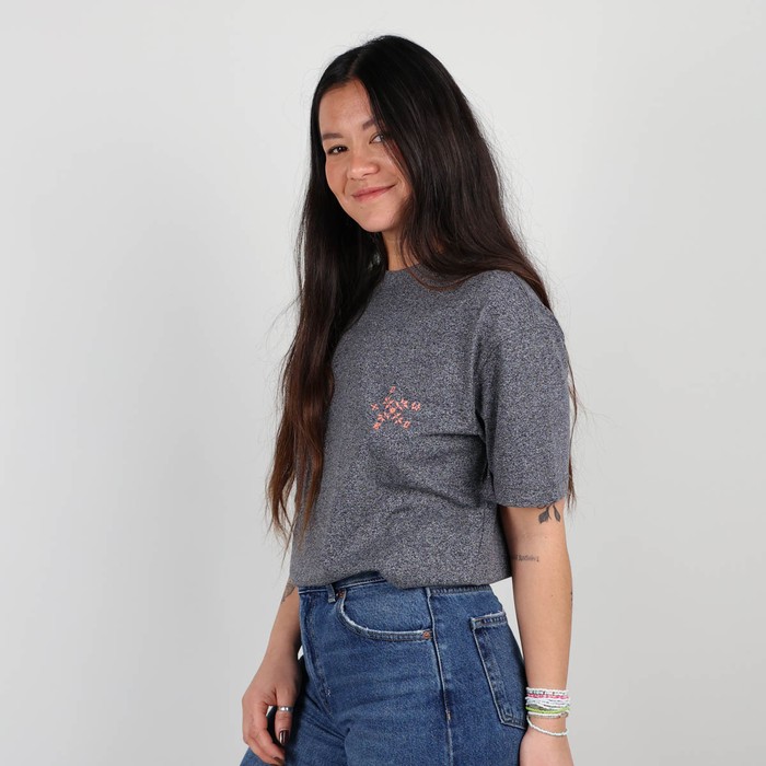 Oxbow Crew neck sort sleeves large cut mixed cotton/polyester tee-shirt. Q2TAPTI