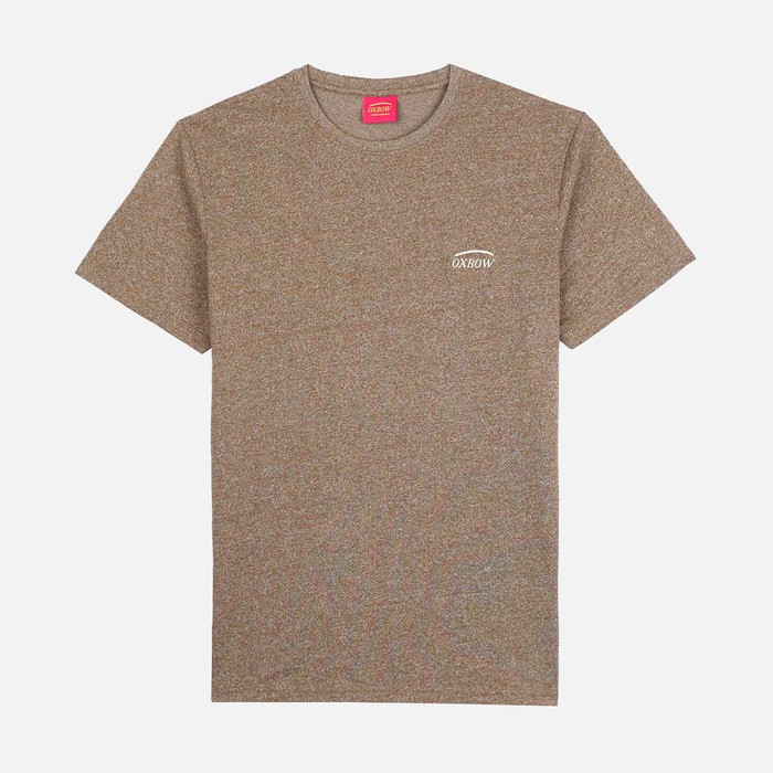 Oxbow Crew neck short sleeves straight cut mixed cotton/polyester tee-shirt. Q2TRIO