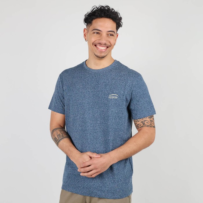 Oxbow Crew neck short sleeves straight cut mixed cotton/polyester tee-shirt. Q2TRIO