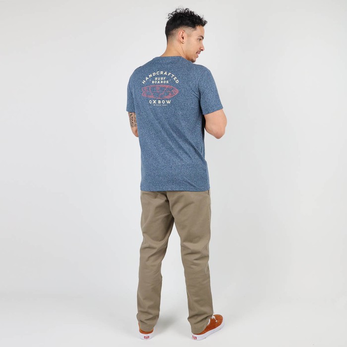 Oxbow Crew neck short sleeves straight cut mixed cotton/polyester tee-shirt. Q2TRIO