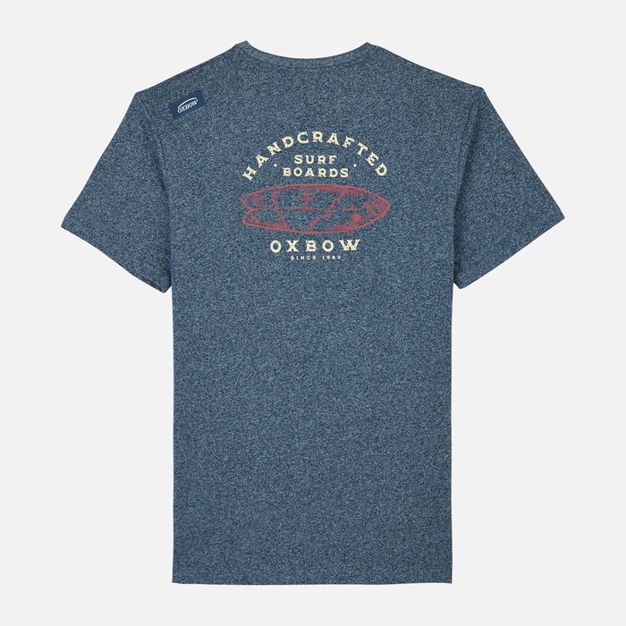 Oxbow Crew neck short sleeves straight cut mixed cotton/polyester tee-shirt. Q2TRIO