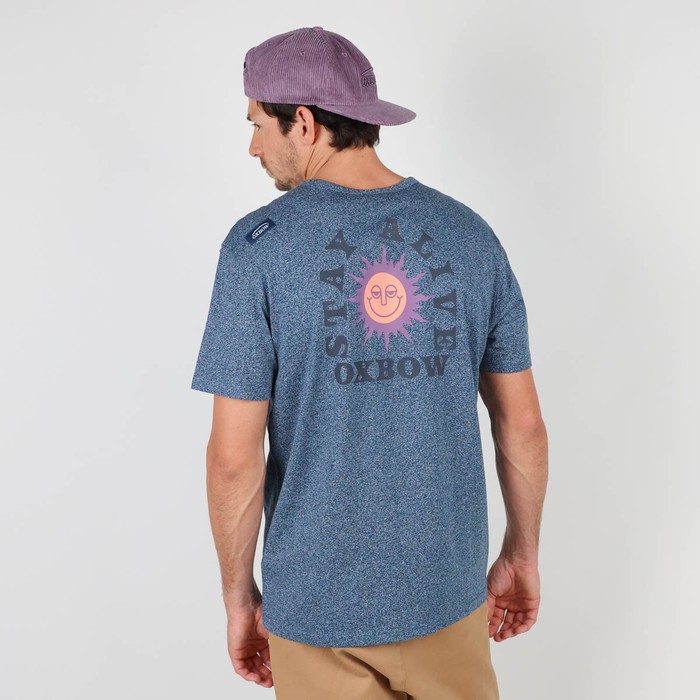Oxbow Crew neck short sleeves straight cut cotton tee-shirt. Q2TAGHA