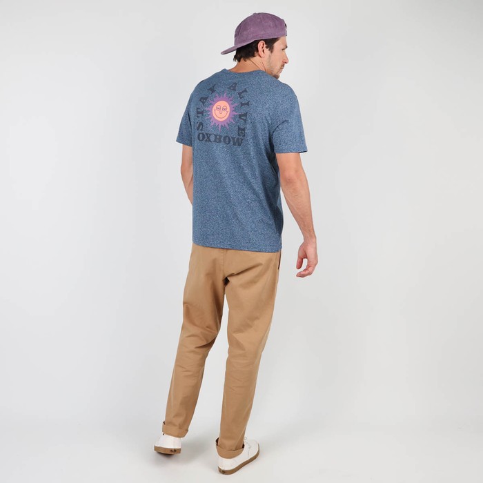 Oxbow Crew neck short sleeves straight cut cotton tee-shirt. Q2TAGHA