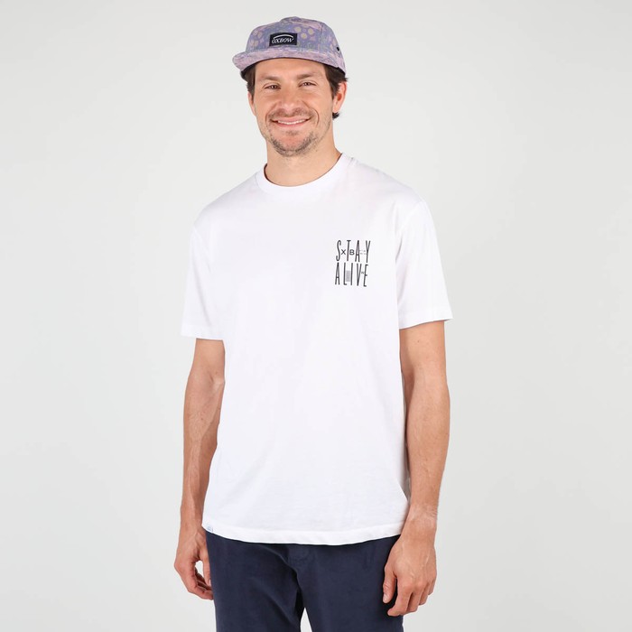 Oxbow Crew neck sort sleeves large cut organic cotton tee-shirt. Q2TELARA