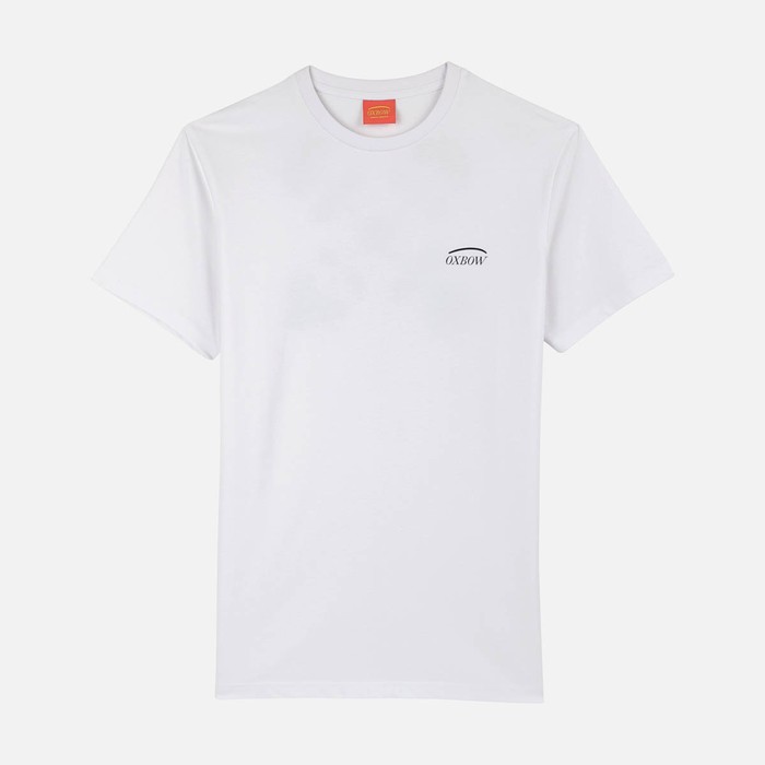 Oxbow Crew neck short sleeves straight cut organic cotton tee-shirt. Q2TEZAK