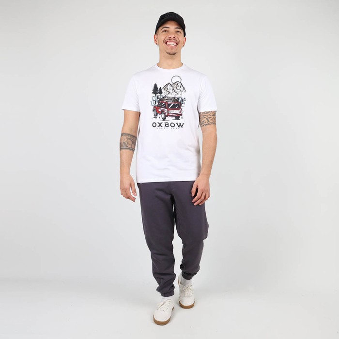 Oxbow Crew neck short sleeves straight cut organic cotton tee-shirt. Q2TRECK