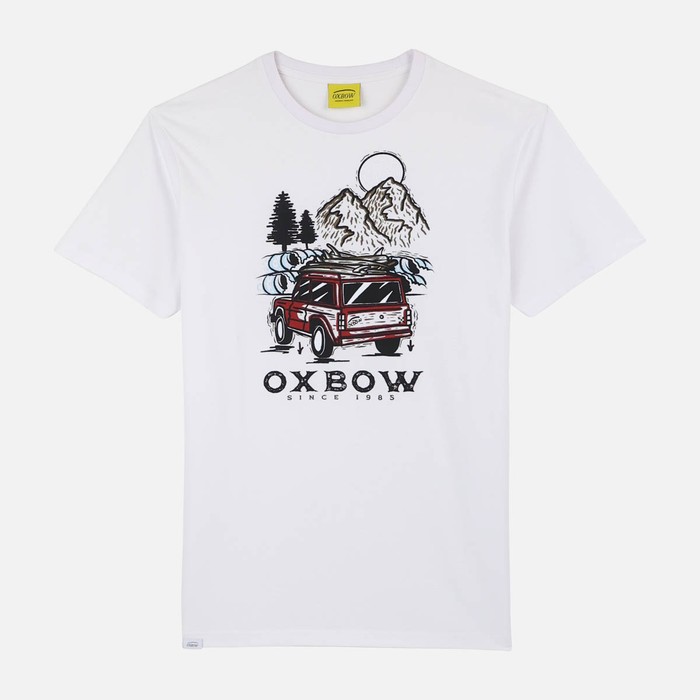 Oxbow Crew neck short sleeves straight cut organic cotton tee-shirt. Q2TRECK