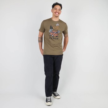 Oxbow Crew neck short sleeves straight cut organic cotton tee-shirt. Q2TRECK
