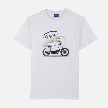 Oxbow Crew neck short sleeves straight cut organic cotton tee-shirt. Q2TRAIL