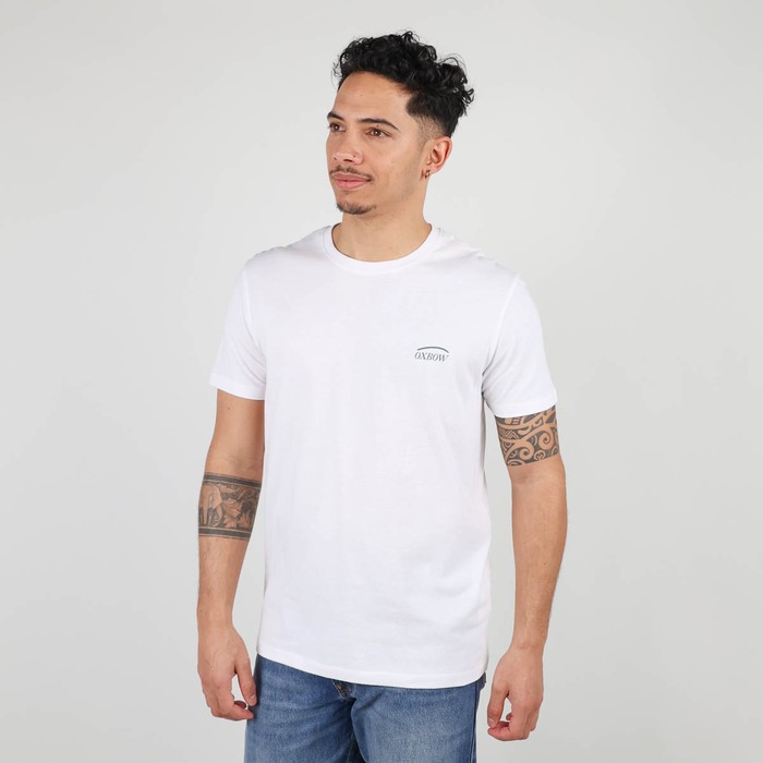 Oxbow Crew neck short sleeves straight cut organic cotton tee-shirt. Q2TANSCAPE