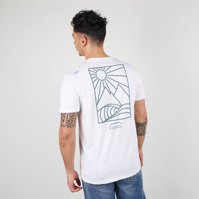 Oxbow Crew neck short sleeves straight cut organic cotton tee-shirt. Q2TANSCAPE