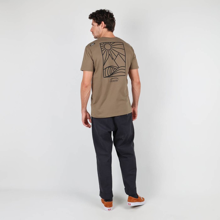 Oxbow Crew neck short sleeves straight cut organic cotton tee-shirt. Q2TANSCAPE