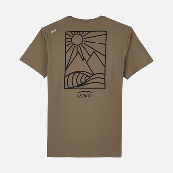 Oxbow Crew neck short sleeves straight cut organic cotton tee-shirt. Q2TANSCAPE