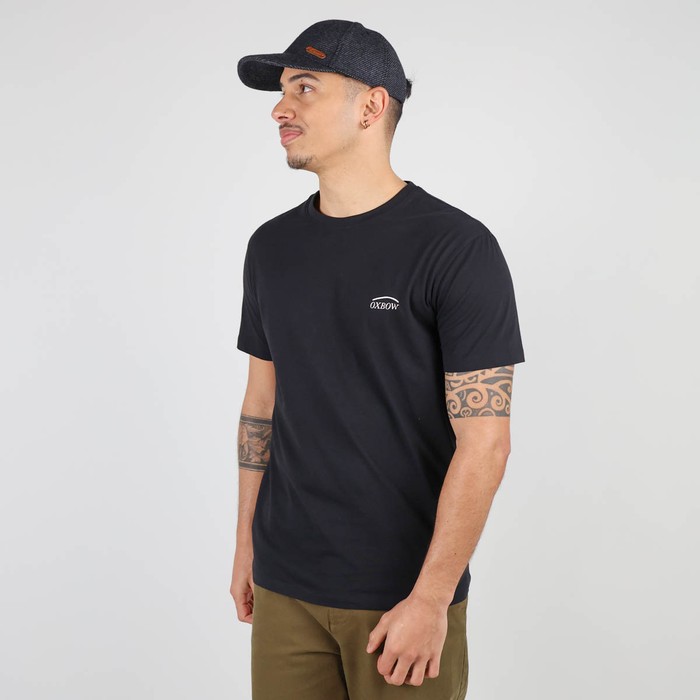 Oxbow Crew neck short sleeves straight cut organic cotton tee-shirt. Q2TANSCAPE