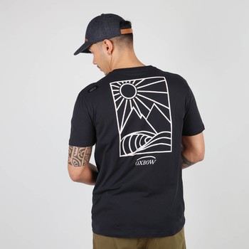 Oxbow Crew neck short sleeves straight cut organic cotton tee-shirt. Q2TANSCAPE