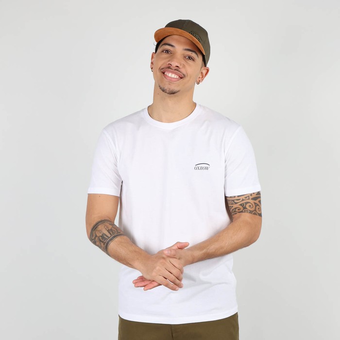 Oxbow Crew neck short sleeves straight cut organic cotton tee-shirt. Q2TARLEY