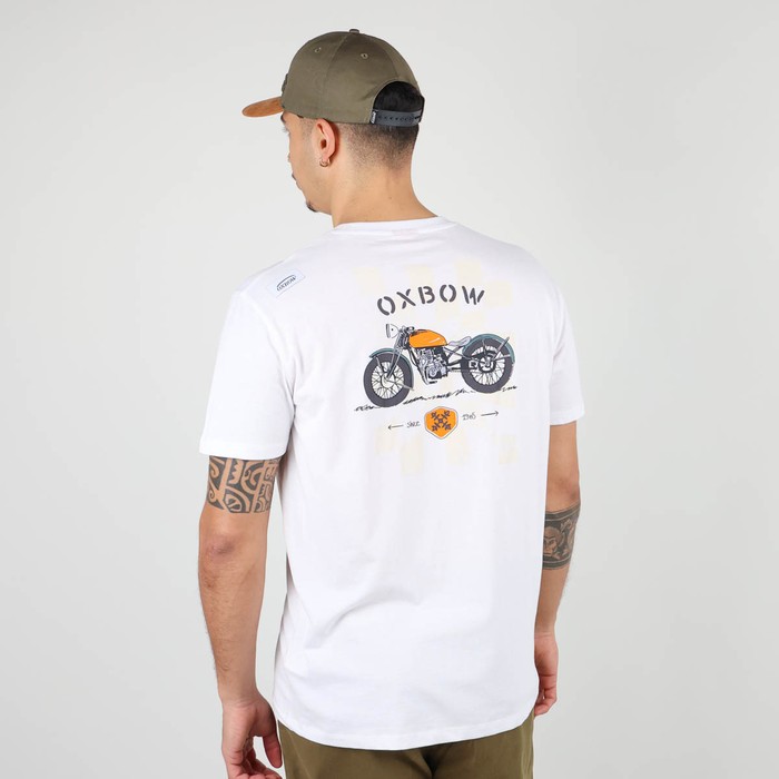 Oxbow Crew neck short sleeves straight cut organic cotton tee-shirt. Q2TARLEY