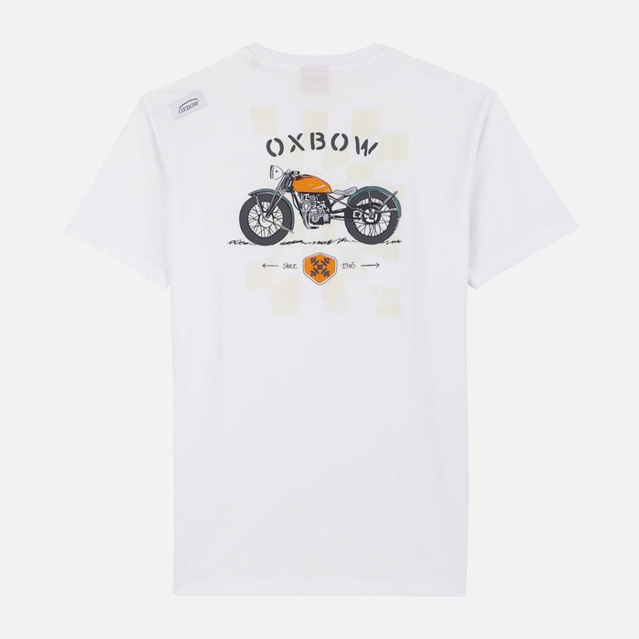 Oxbow Crew neck short sleeves straight cut organic cotton tee-shirt. Q2TARLEY