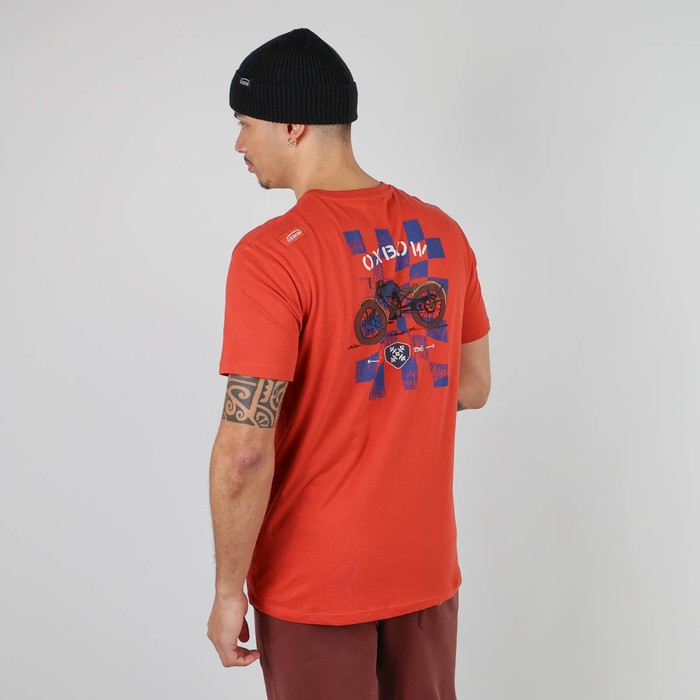 Oxbow Crew neck short sleeves straight cut organic cotton tee-shirt. Q2TARLEY