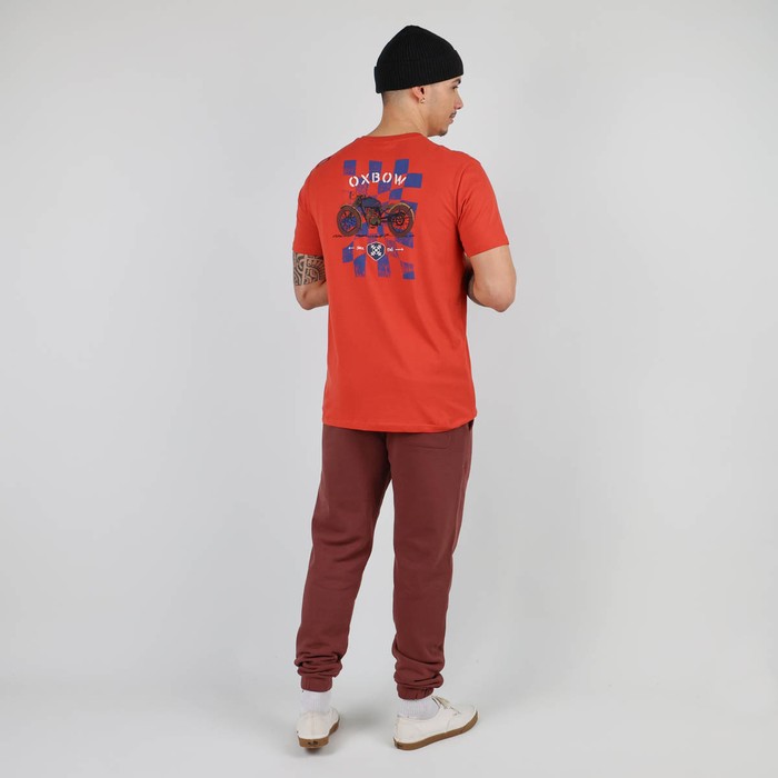 Oxbow Crew neck short sleeves straight cut organic cotton tee-shirt. Q2TARLEY