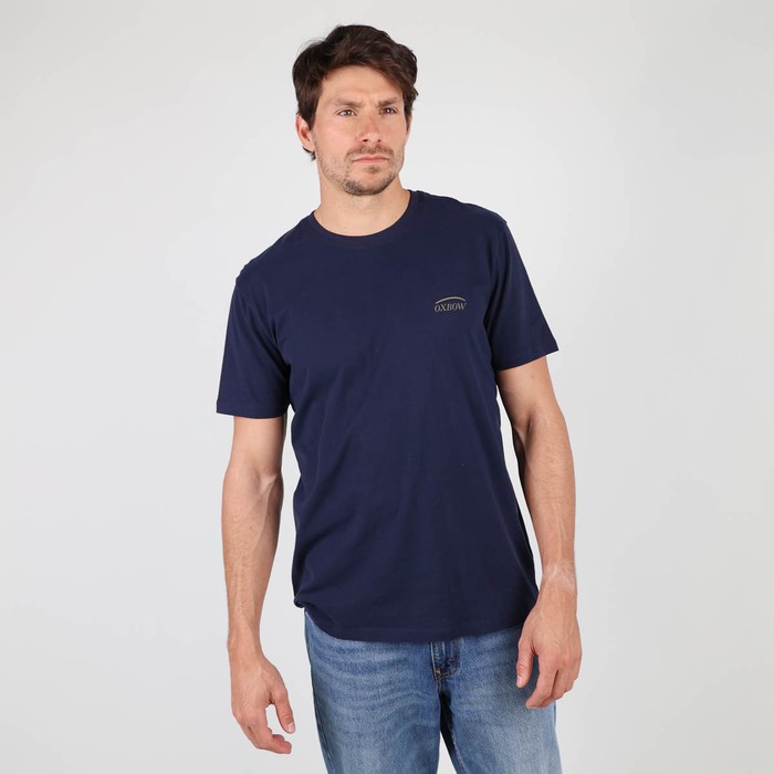 Oxbow Crew neck short sleeves straight cut organic cotton tee-shirt. Q2TARLEY