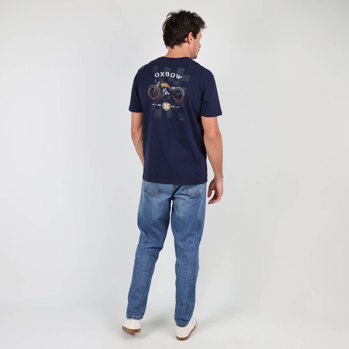 Oxbow Crew neck short sleeves straight cut organic cotton tee-shirt. Q2TARLEY