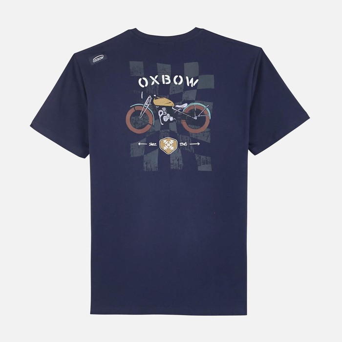 Oxbow Crew neck short sleeves straight cut organic cotton tee-shirt. Q2TARLEY