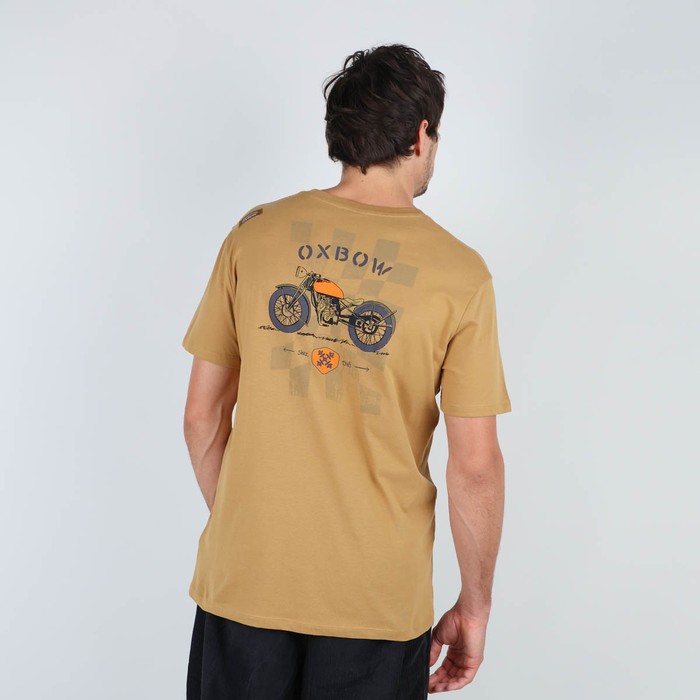 Oxbow Crew neck short sleeves straight cut organic cotton tee-shirt. Q2TARLEY