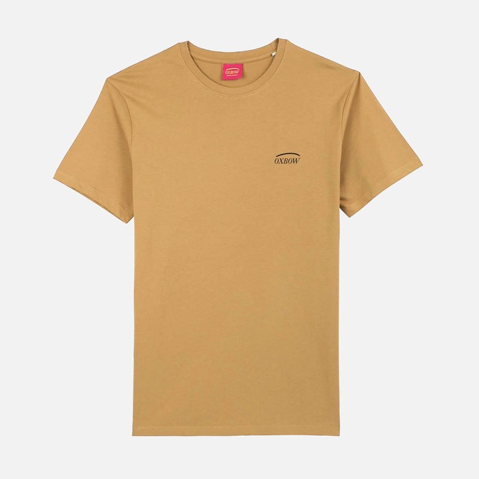 Oxbow Crew neck short sleeves straight cut organic cotton tee-shirt. Q2TARLEY