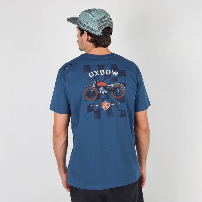 Oxbow Crew neck short sleeves straight cut organic cotton tee-shirt. Q2TARLEY