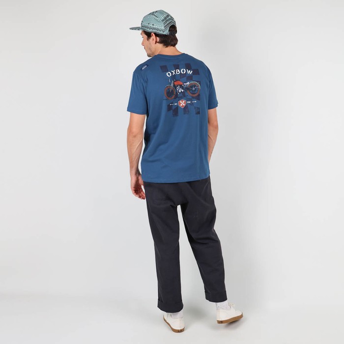 Oxbow Crew neck short sleeves straight cut organic cotton tee-shirt. Q2TARLEY