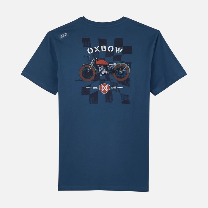 Oxbow Crew neck short sleeves straight cut organic cotton tee-shirt. Q2TARLEY