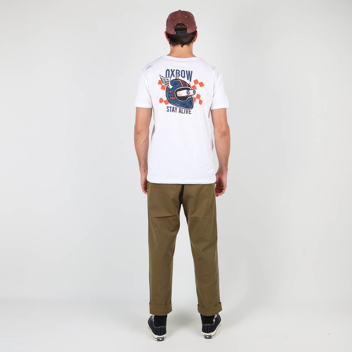 Oxbow Crew neck short sleeves straight cut organic cotton tee-shirt. Q2TILLIPS