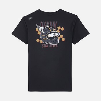 Oxbow Crew neck short sleeves straight cut organic cotton tee-shirt. Q2TILLIPS