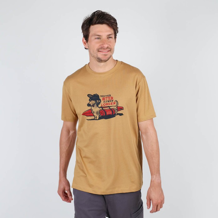 Oxbow Crew neck sort sleeves large cut cotton tee-shirt. Q2TECKEL