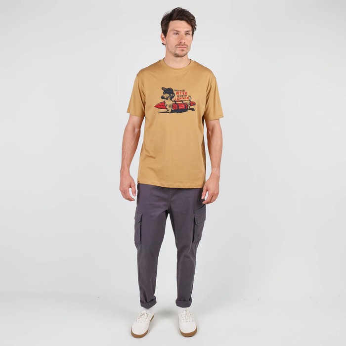 Oxbow Crew neck sort sleeves large cut cotton tee-shirt. Q2TECKEL