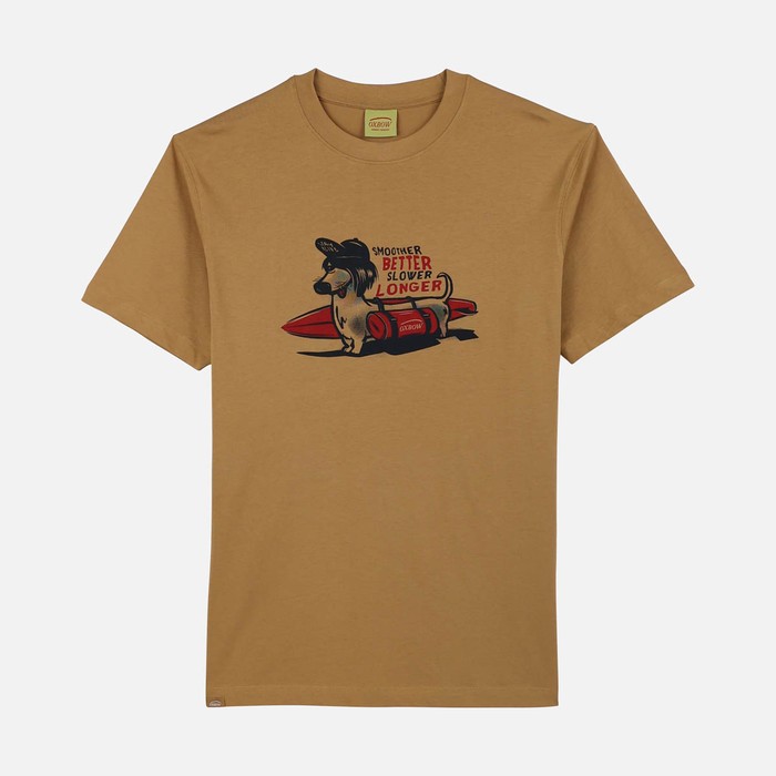 Oxbow Crew neck sort sleeves large cut cotton tee-shirt. Q2TECKEL