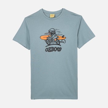 Oxbow Crew neck short sleeves straight cut cotton tee-shirt. Q2TOUET