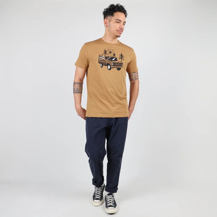 Oxbow Crew neck short sleeves straight cut cotton tee-shirt. Q2TEXPLO